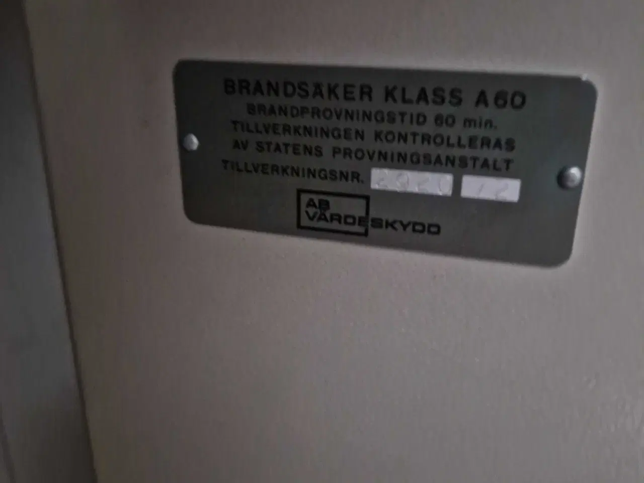 Billede 4 - Våbenskab, amunitionsskab, værdiskab