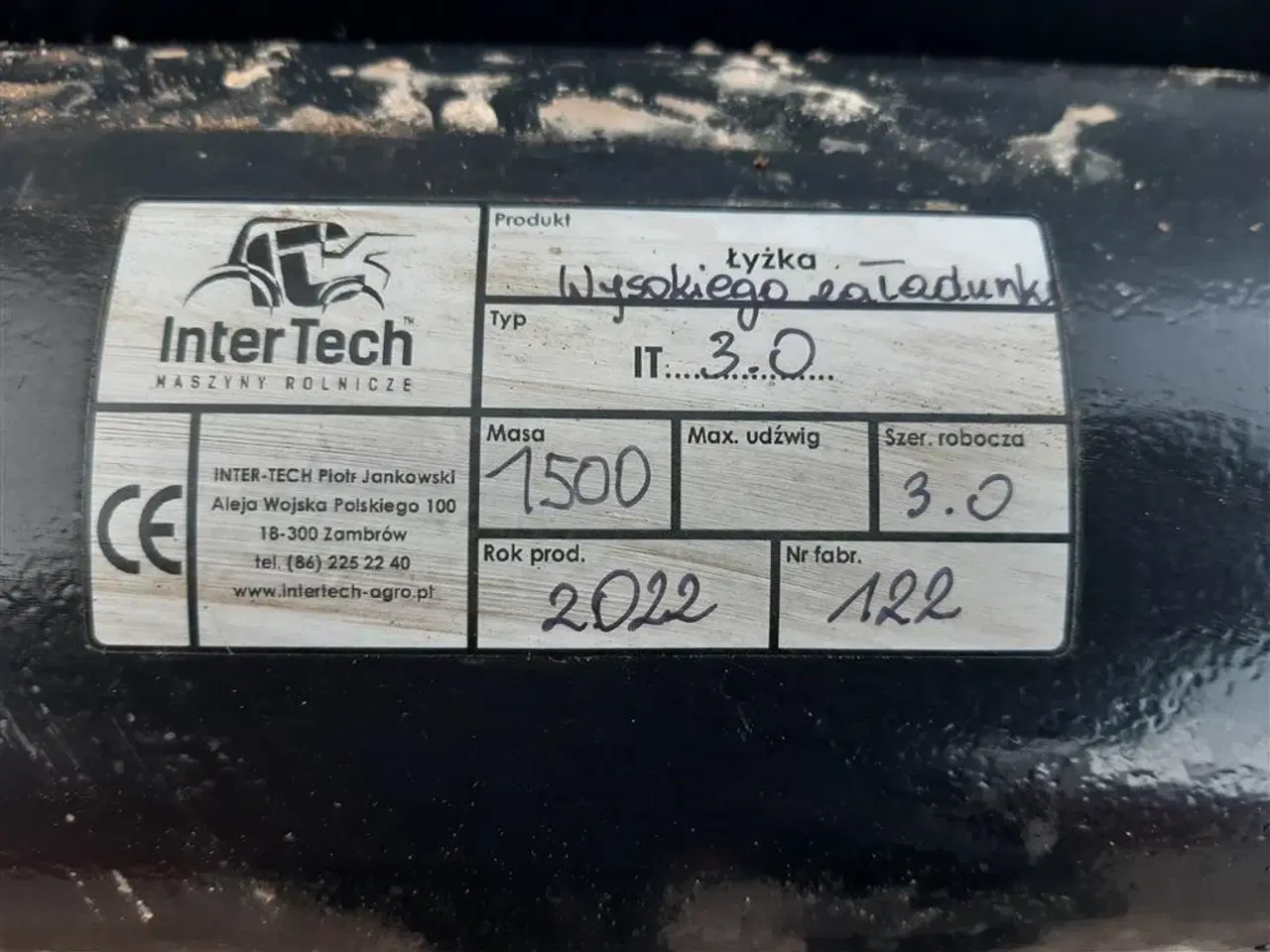 Billede 4 - Intertech højtipskovl inter-tech 3 meters