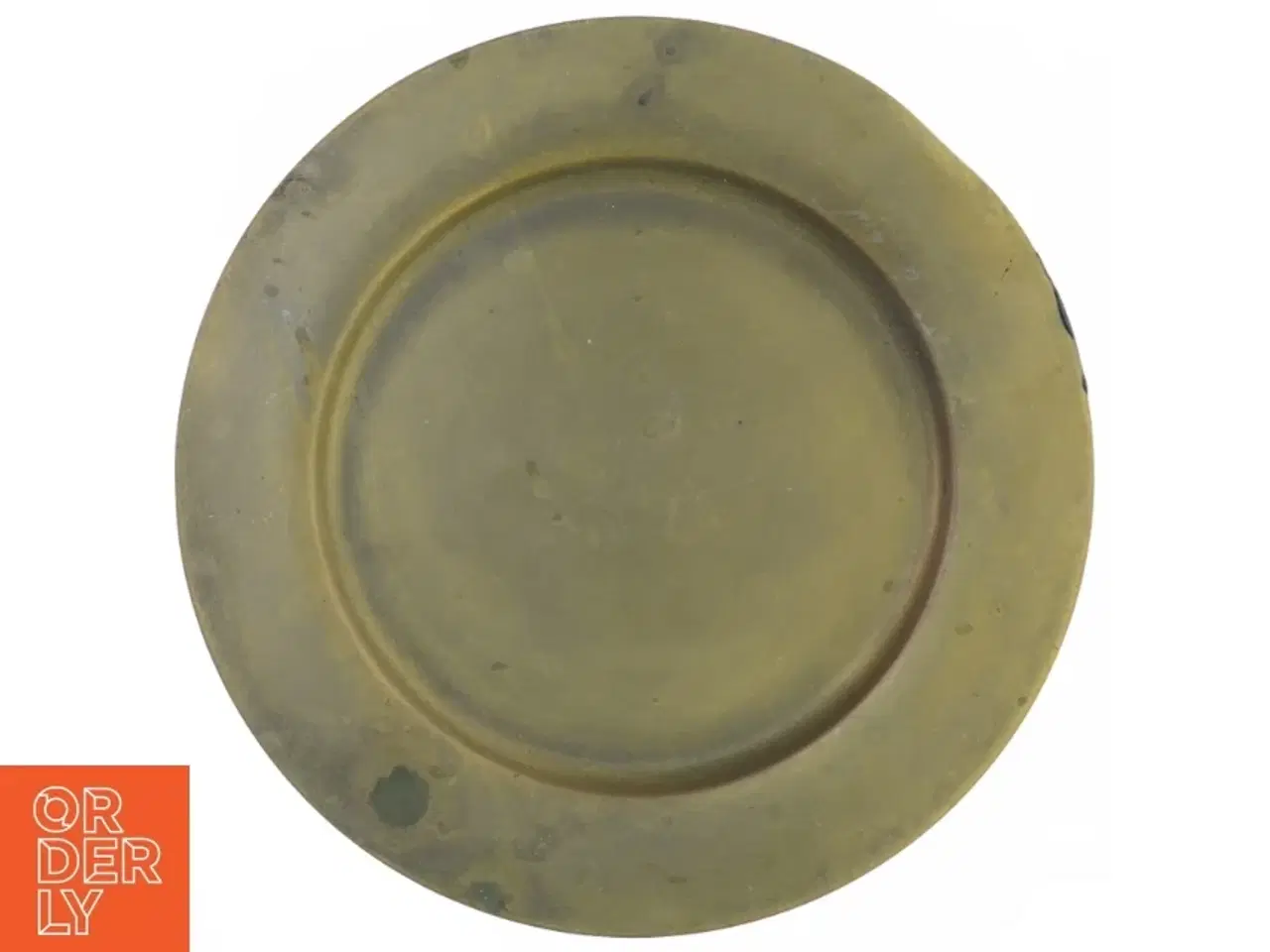 Billede 1 - Tallerken/Fad i massiv messing (str. 28 cm)