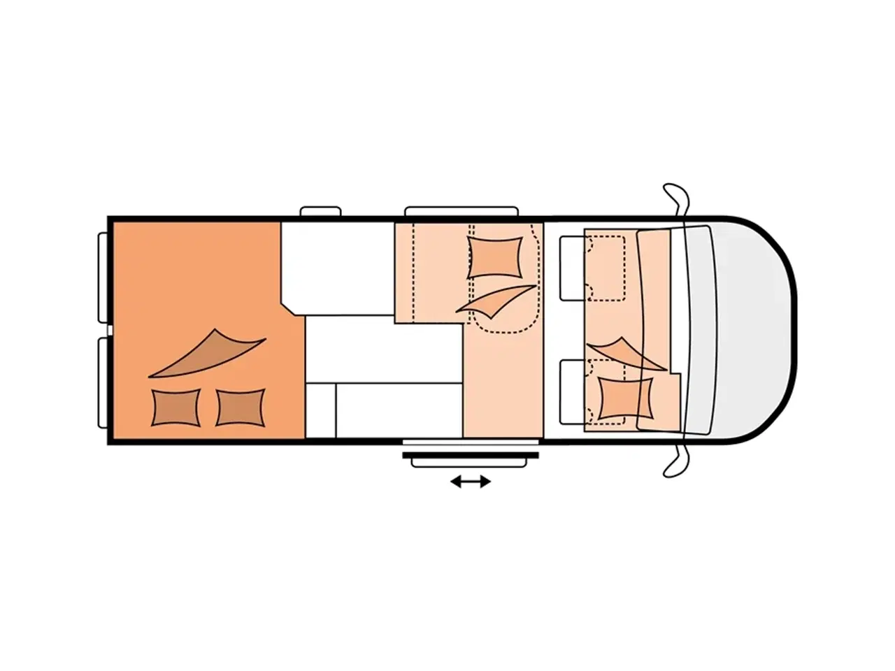 Billede 4 - 2025 - Hobby Ontour   PÅ VEJ HJEM. m/AUT. GEAR, FIAT 140 HK, ADAPTIV FARTPILOT mv. total udstyret autocamper. Det er friheden på hjul. Vi er aut. Hobby forhandler.