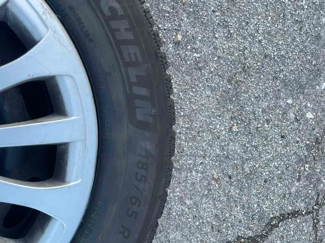 Billede 3 - 4x15”stålfælge med michelin vinterdæk på