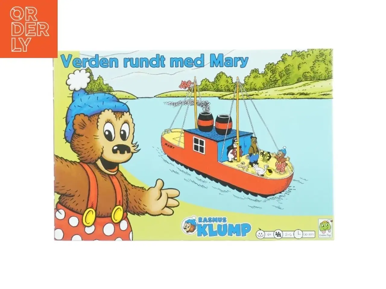 Billede 2 - Rasmus Klump: Verden rundt med Mary brætspil fra Barbo Toys (str. 35 x 24 cm)