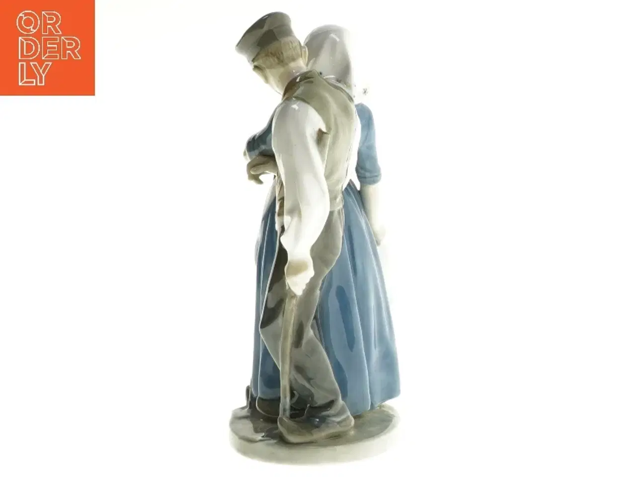Billede 2 - Porcelænsfigur af landmandspar fra Royal Copenhagen (str. 20 cm)