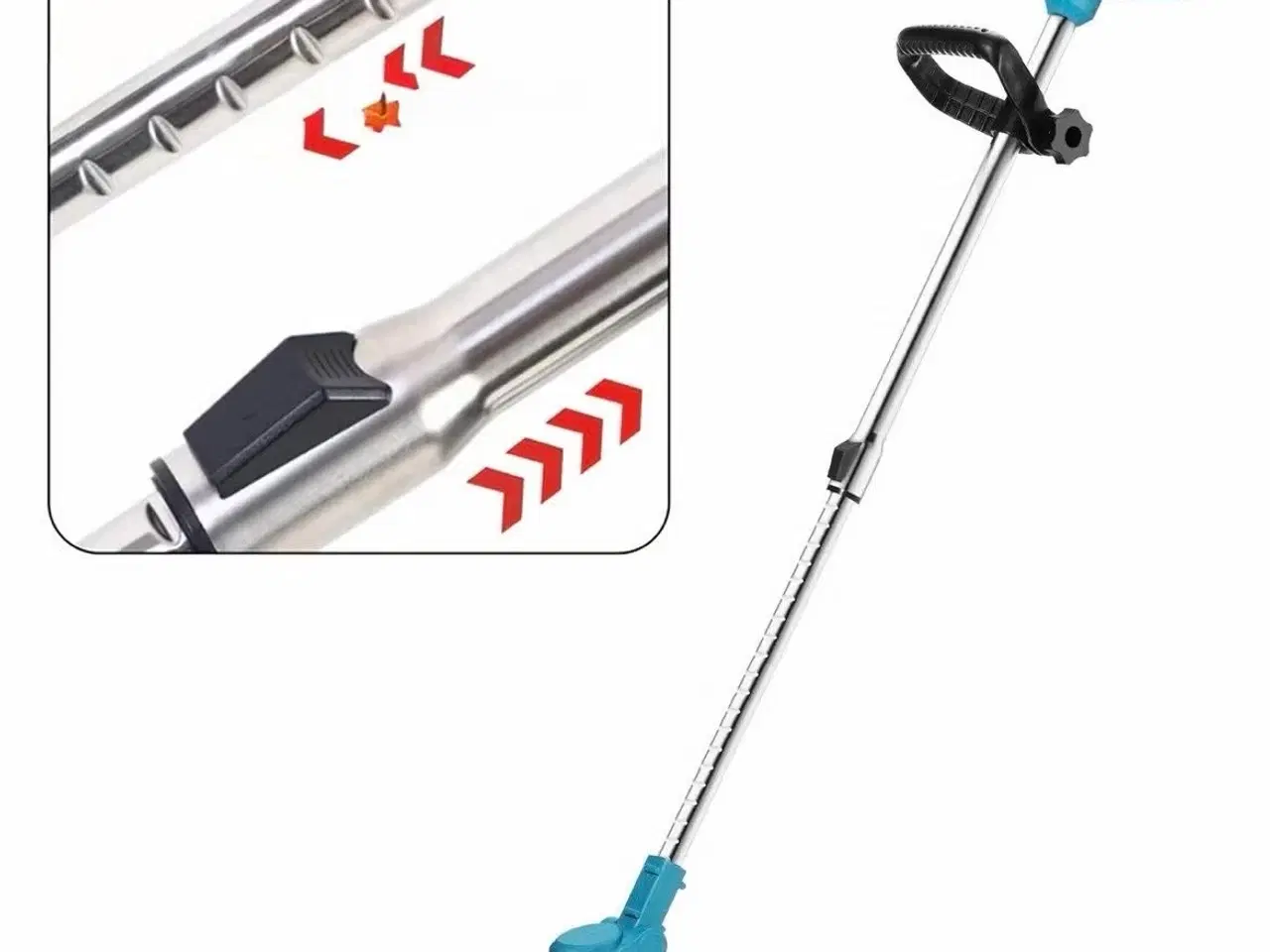 Billede 2 - Græstrimmer med 2 batterier