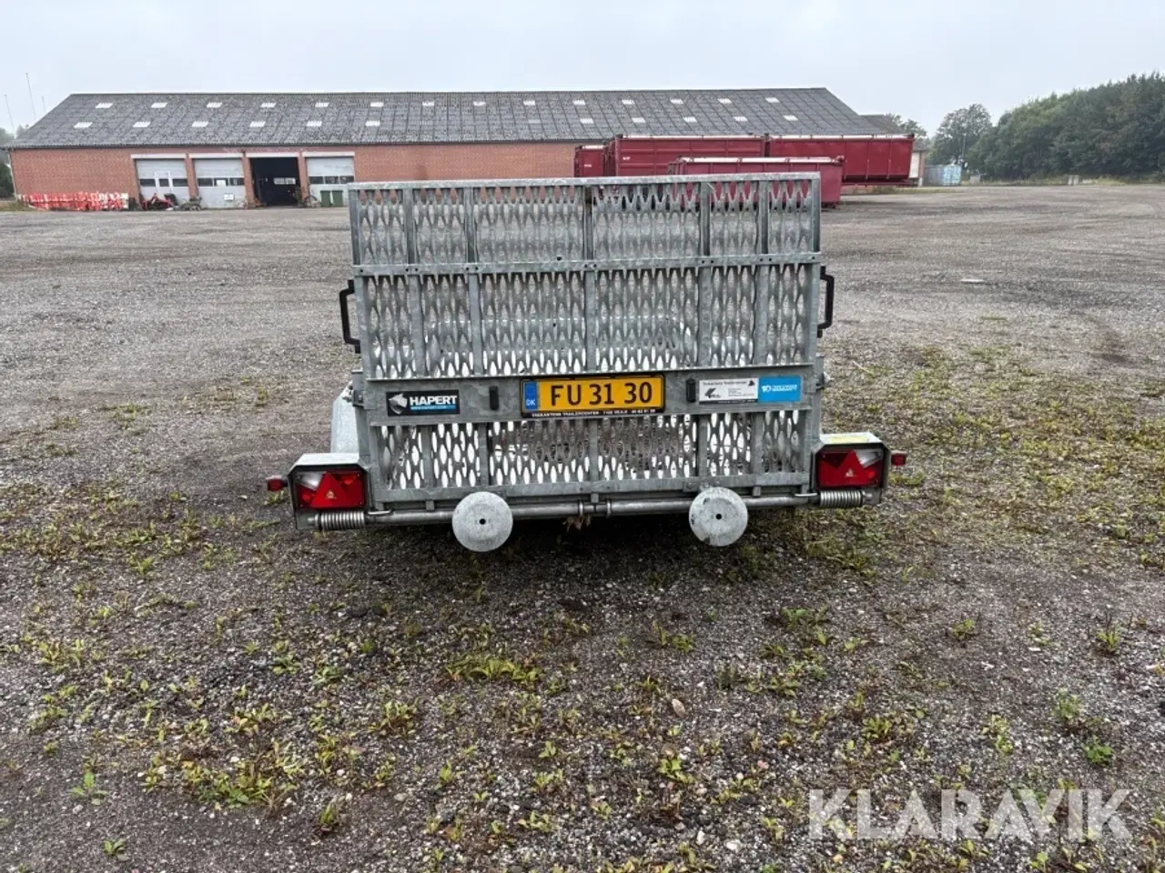 Billede 4 - Maskintrailer Wagenbouw Hapert - 2-akslet
