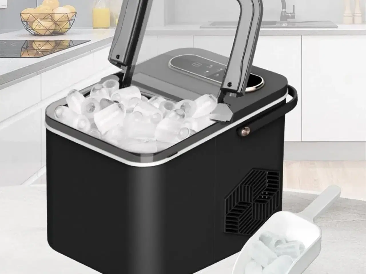 Billede 2 - Maestro MR-820 isterningmaskine – sort, touchstyring