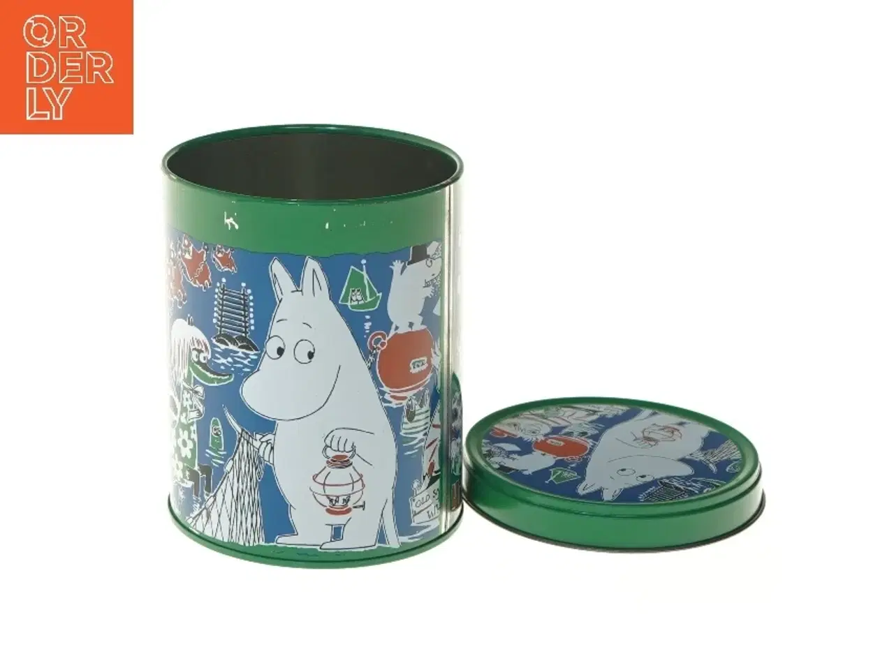 Billede 6 - Moomin kagedåse fra Moomin (str. Ø 11 cm længde 14 cm)