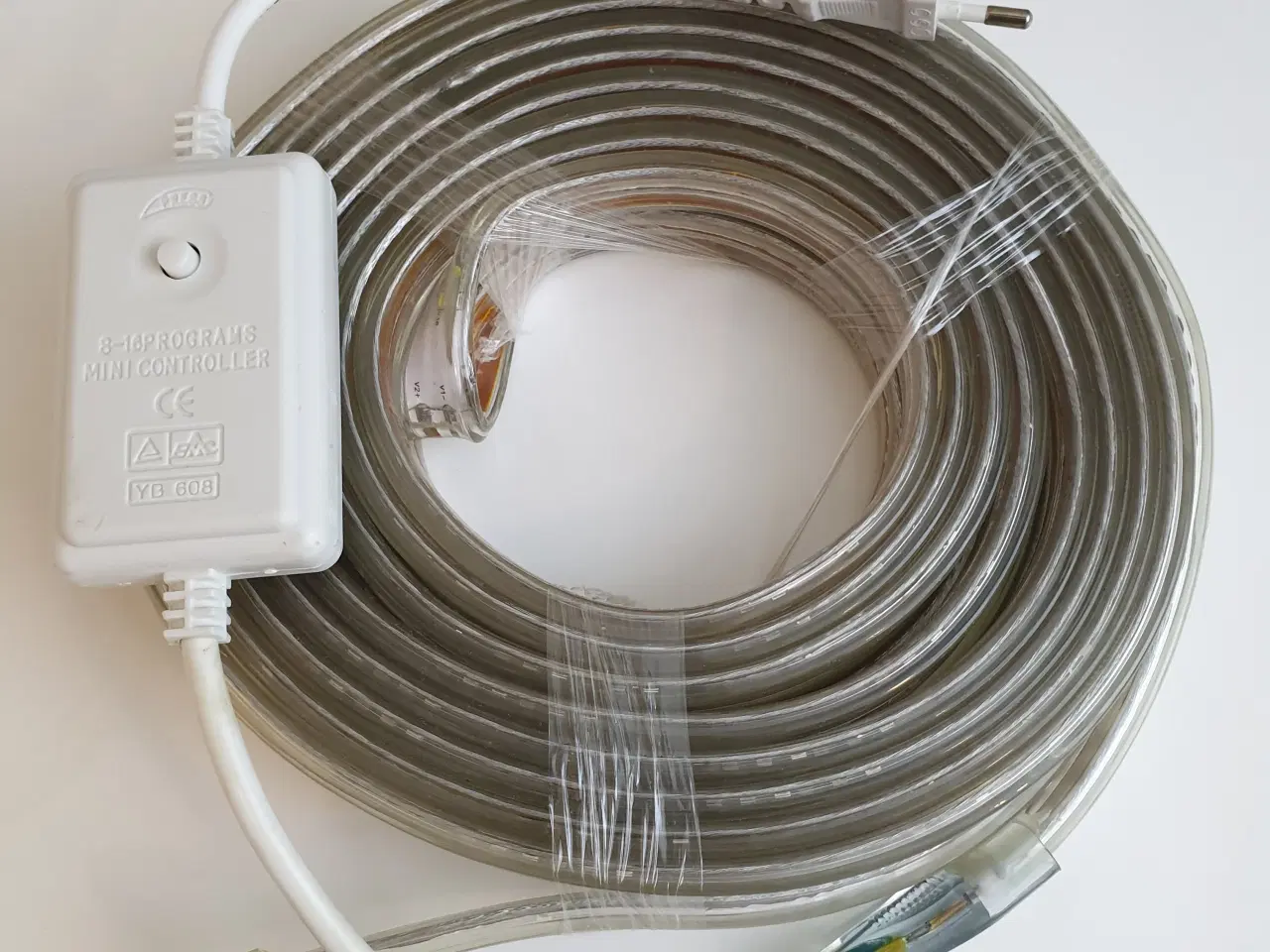 Billede 2 - NY! 10m Flerfarvet LED Kæde / Julelys - 8 forskell