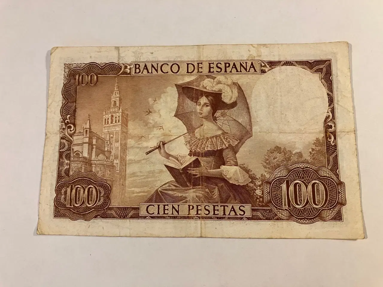Billede 2 - 100 Pesetas 1965 Spain