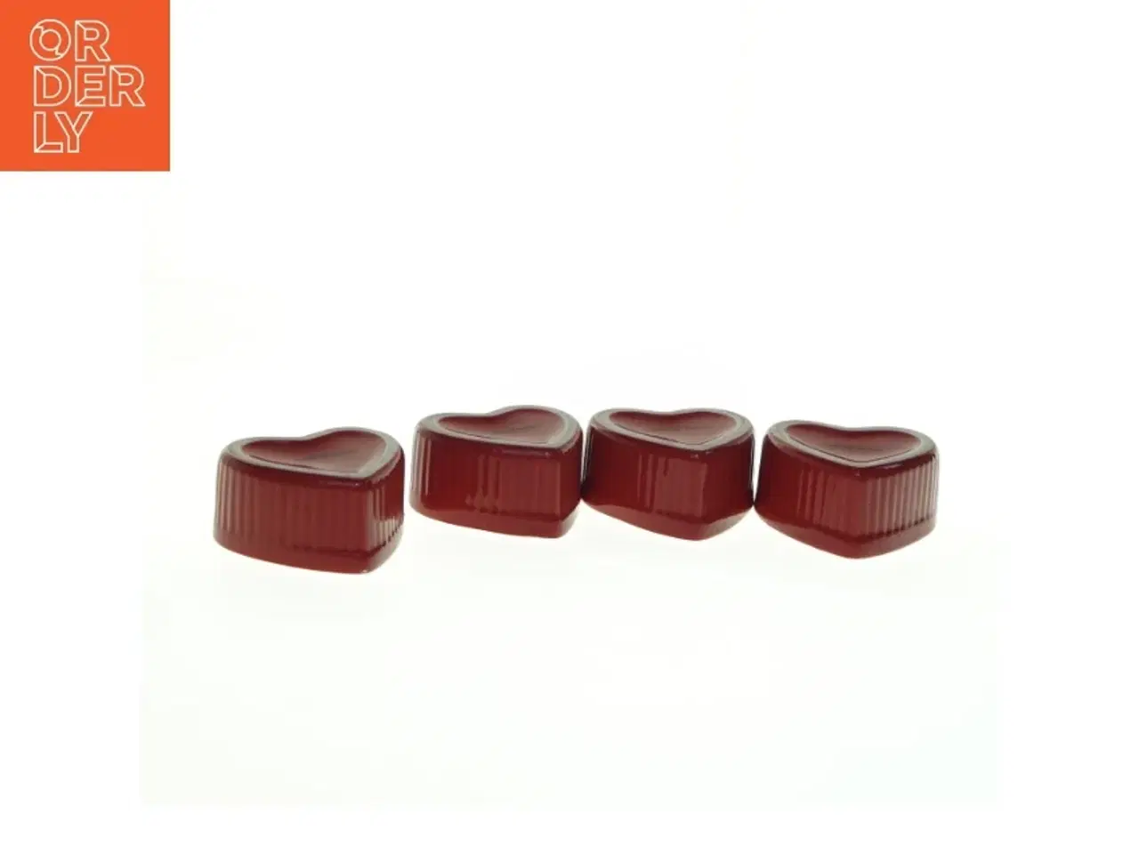 Billede 3 - Hjerteformede keramikskåle fra Cook & Baker (str. 9 x 4,5 cm)