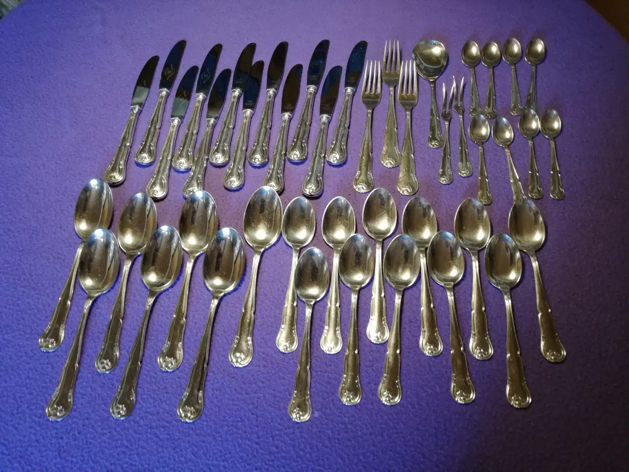 Billede 1 - Liselund sølvplet skeer og gafler