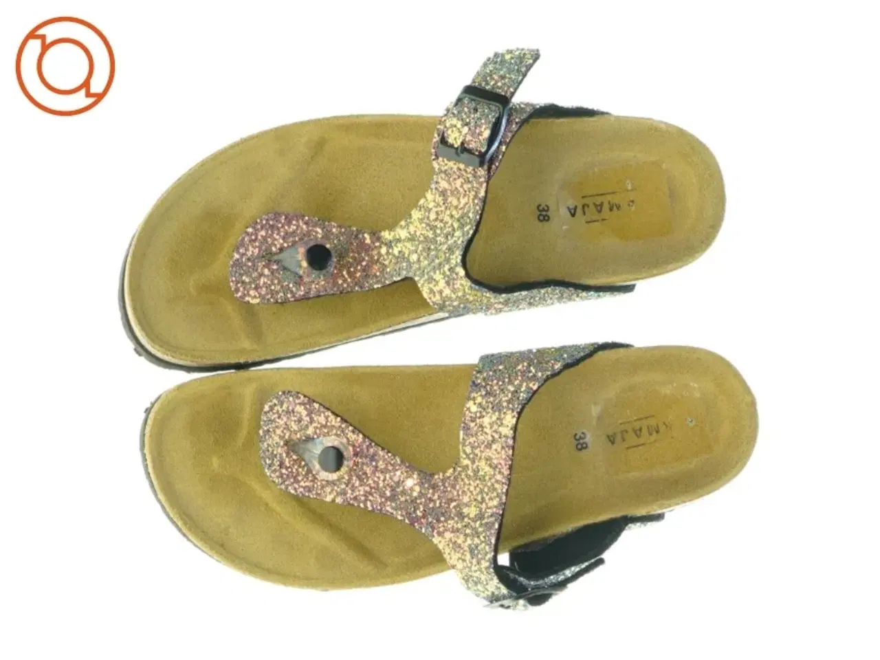 Billede 1 - Glitter sandaler til kvinder (str. 38)