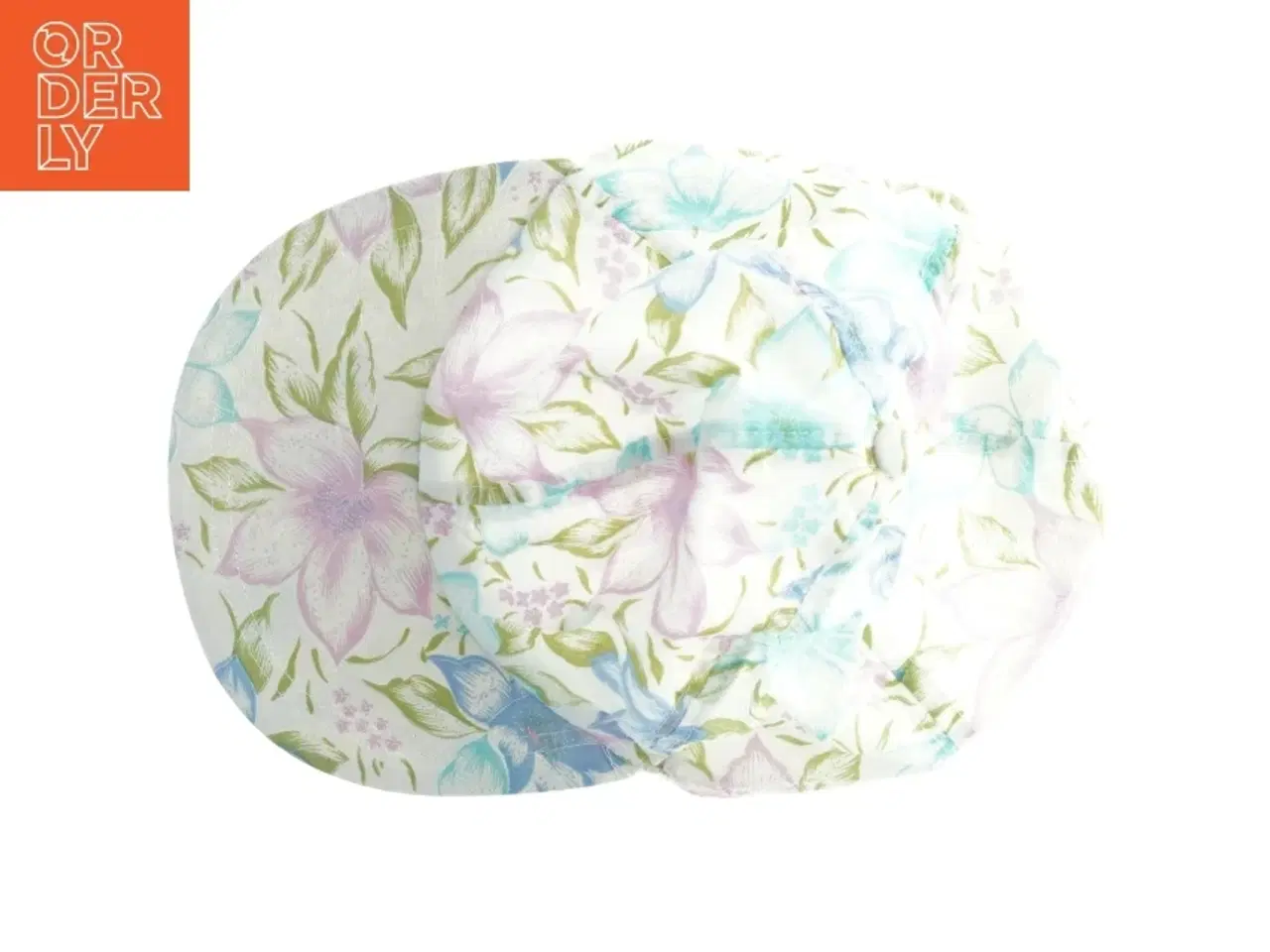 Billede 2 - Blomstret kasket (str. Ø 17 cm)