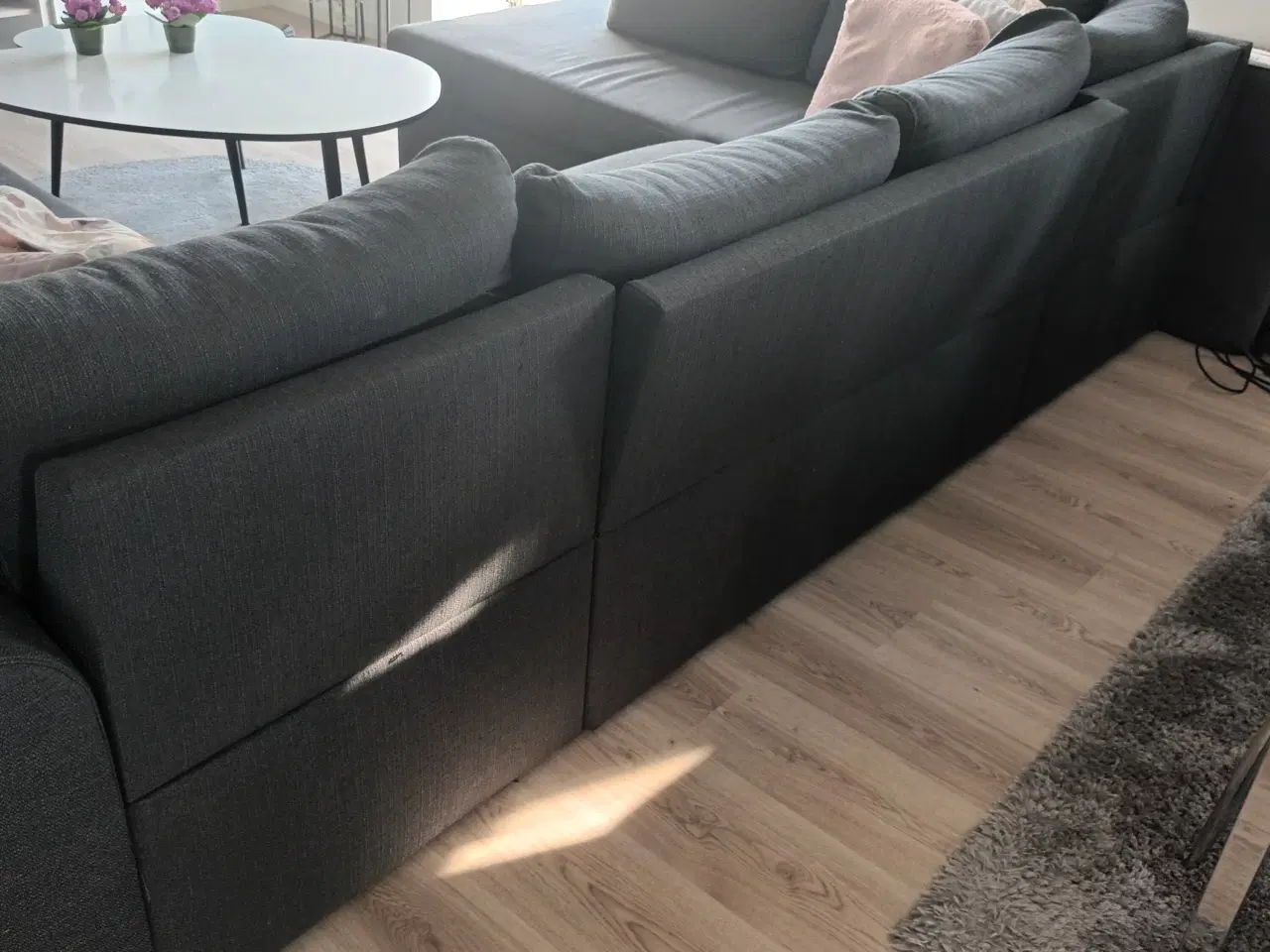 Billede 3 - Sofa med chaiselonger, opbevaring og sovesofa 