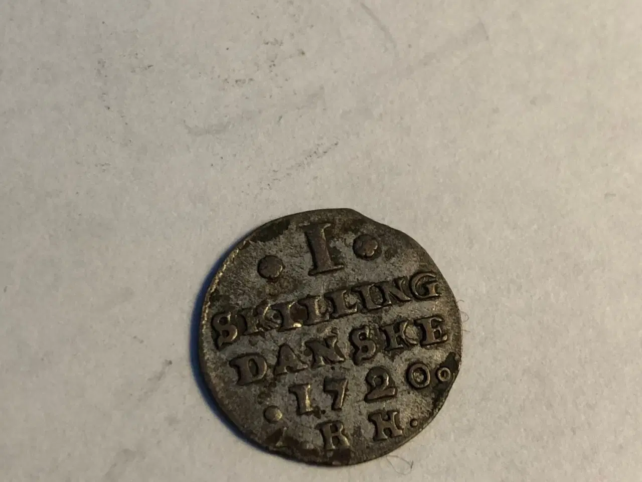 Billede 1 - 1 skilling 1720 Rendsborg Denmark
