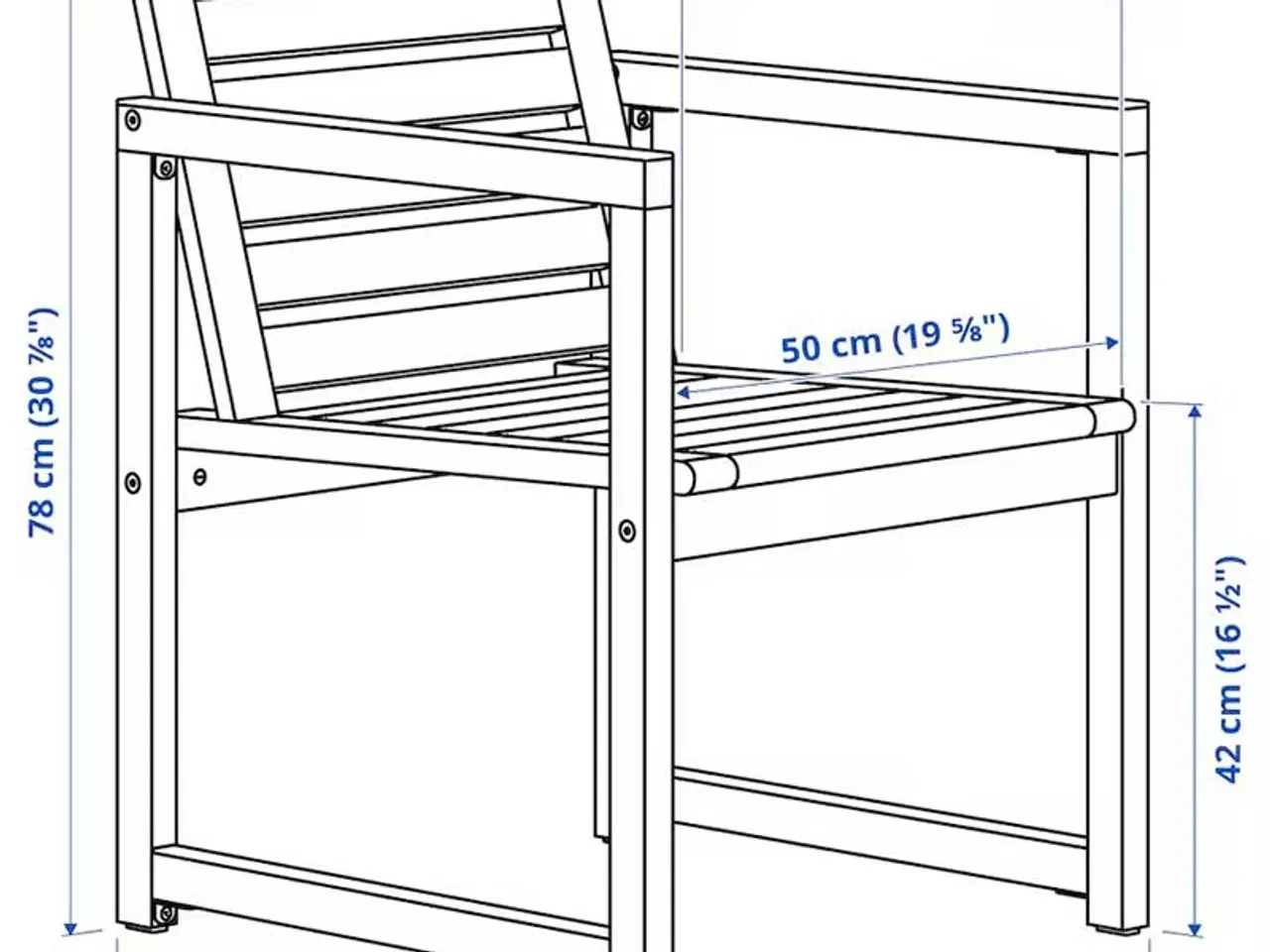 Billede 2 - 2 Havestole, Ikea NÄMMARÖ, Aalborg