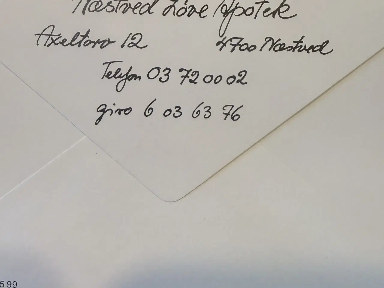 Billede 5 - Receptkuverter fra Næstved løveapotek 