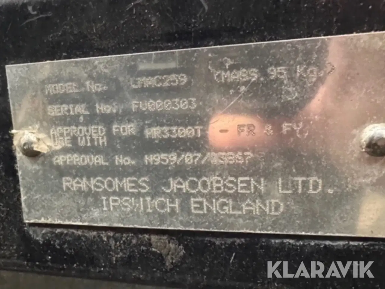 Billede 8 - Græsslåmaskine Ransomes Jacobsen HR3300T