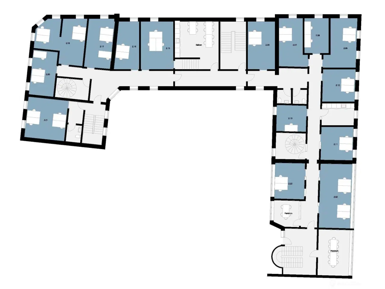 Billede 16 - EasyOffice Horsens, Tobaksgården - lokale 2.02