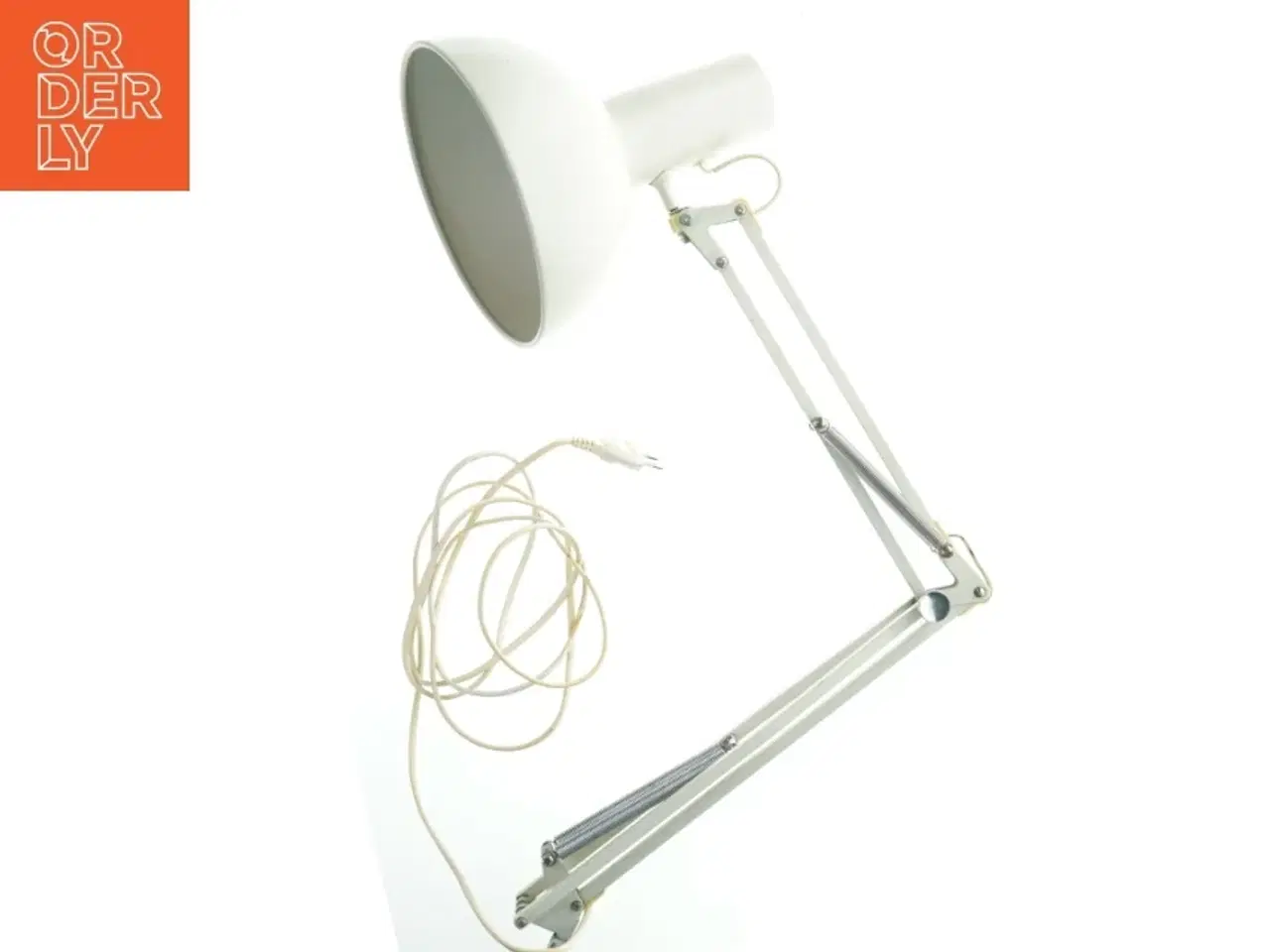 Billede 1 - Hvid arkitektlampe (str. 80 cm)