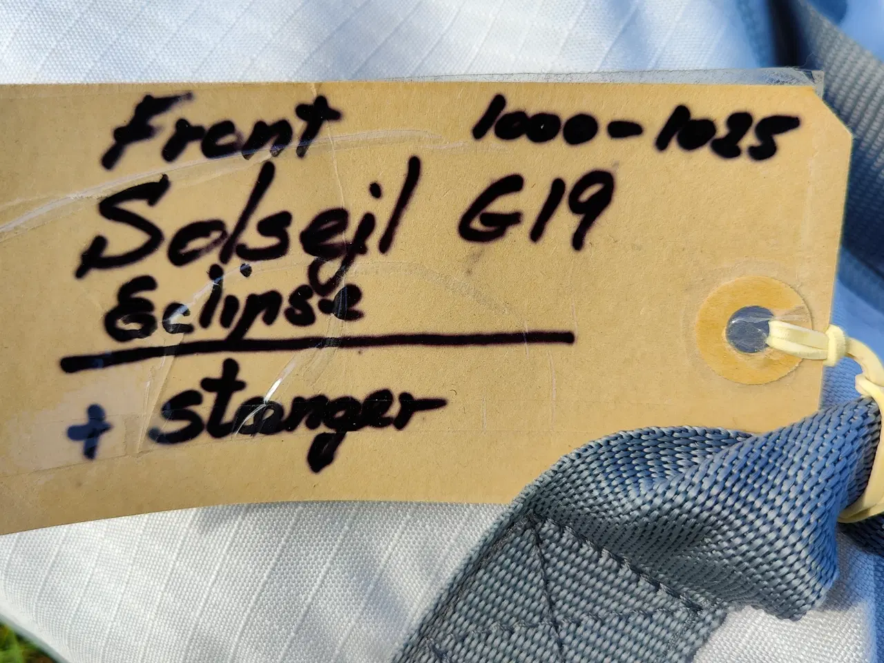 Billede 3 - Ny - Frontsolsejl Eclipse G19 med taske.