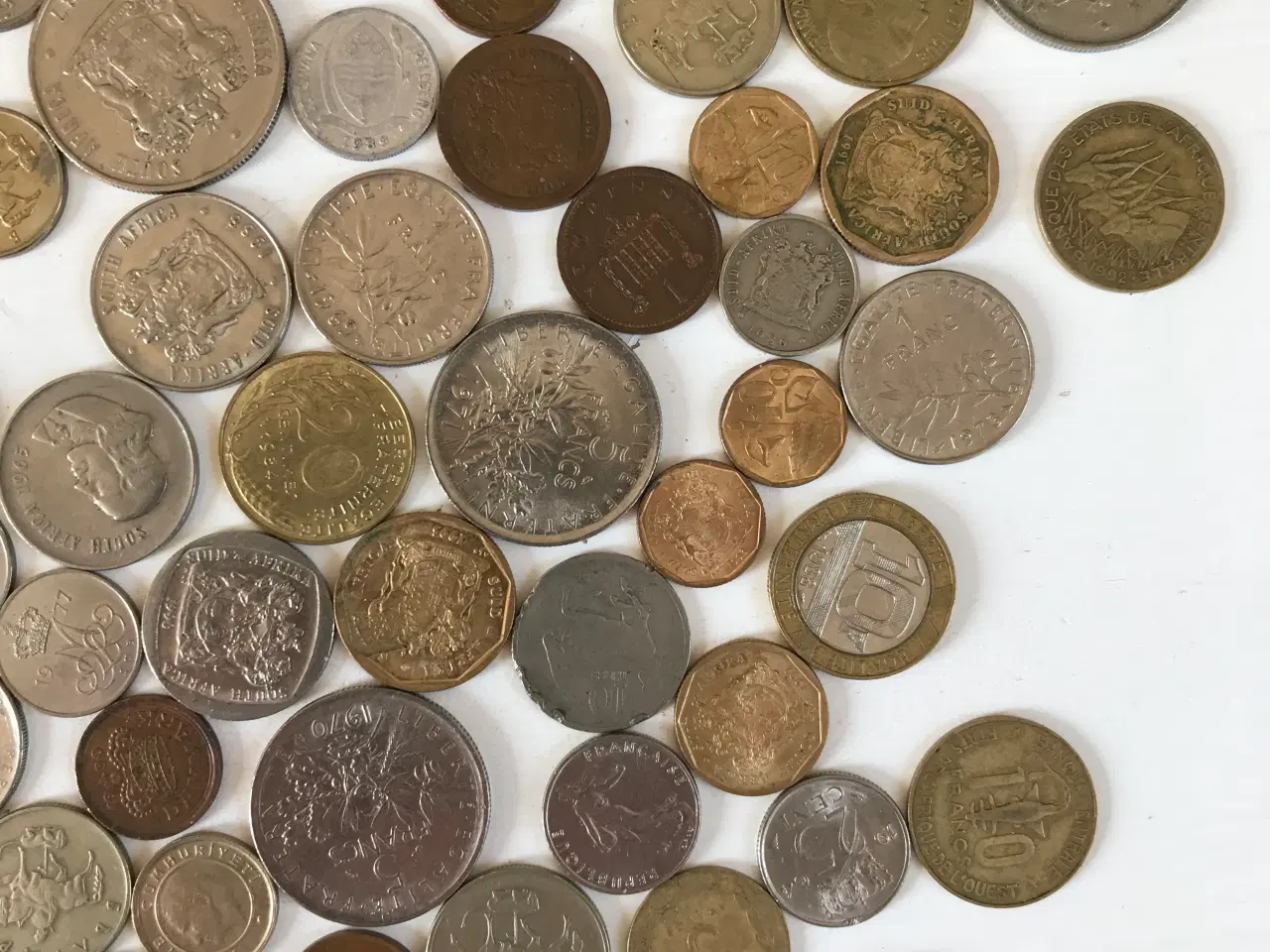 Billede 4 - Blandet mønter forskellige valuta og årgang