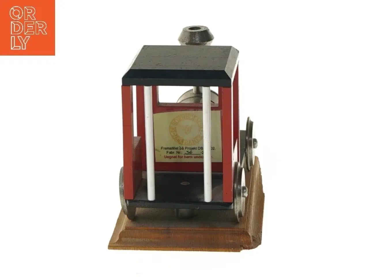 Billede 3 - Dekorationstog i metal og træ (str. 18x11 cm)