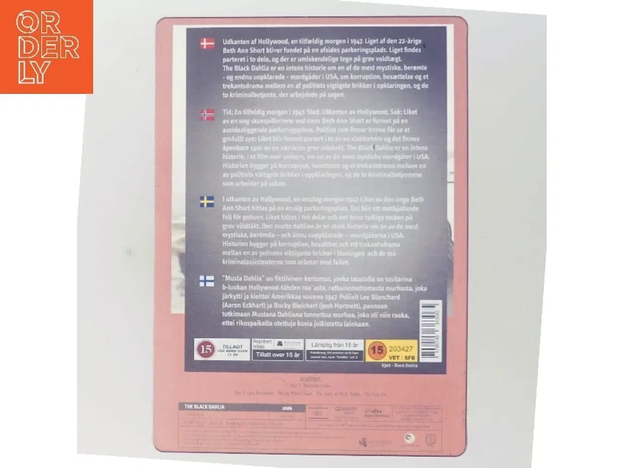 Billede 3 - The Black Dahlia med Josh Hartnett (DVD)