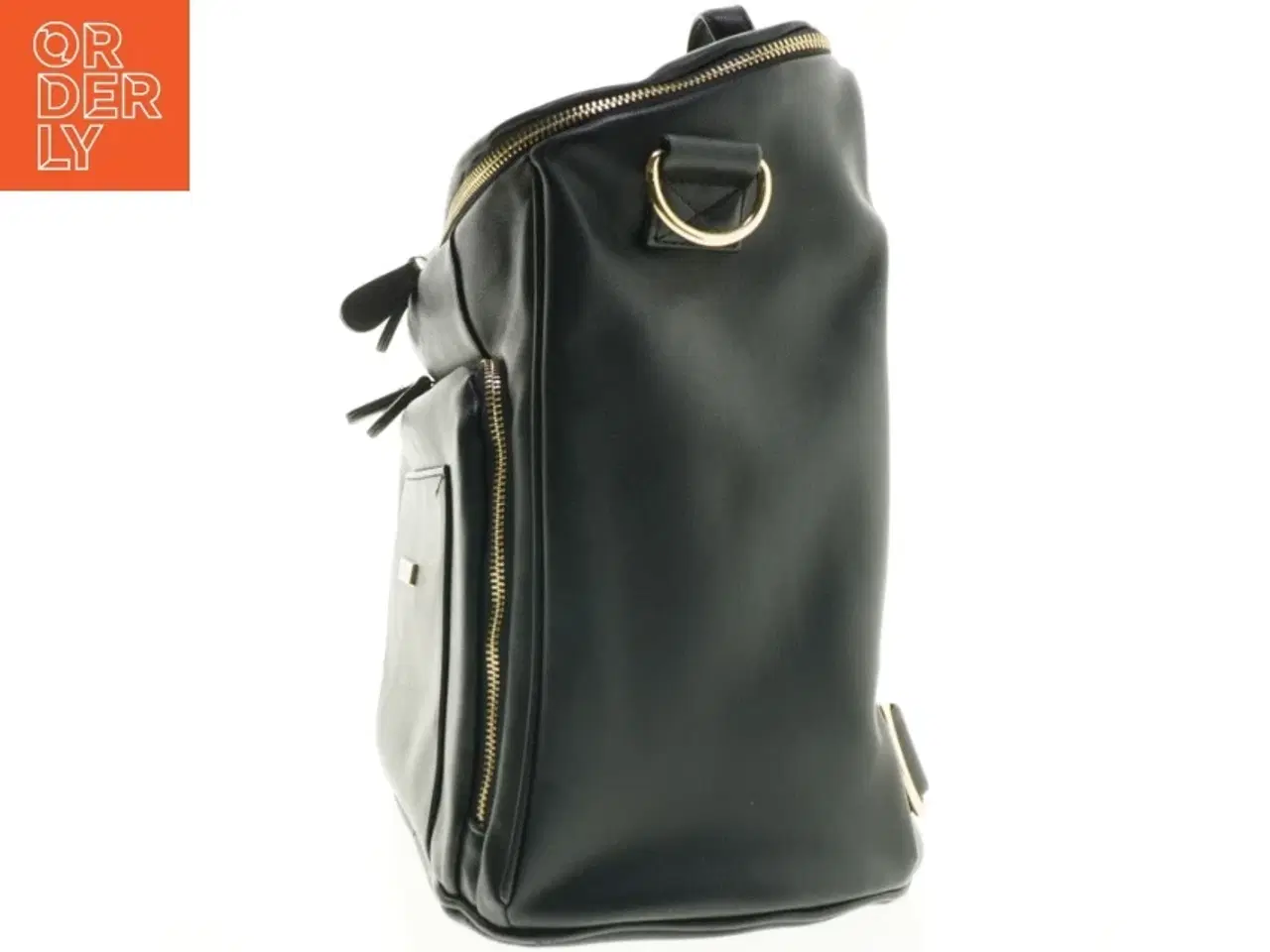 Billede 2 - Sort skuldertaske fra Protealine (str. 38 x 35 cm)
