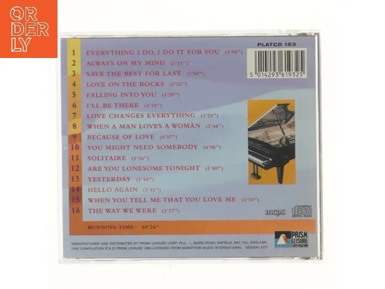 Billede 2 - Romantic Piano CD