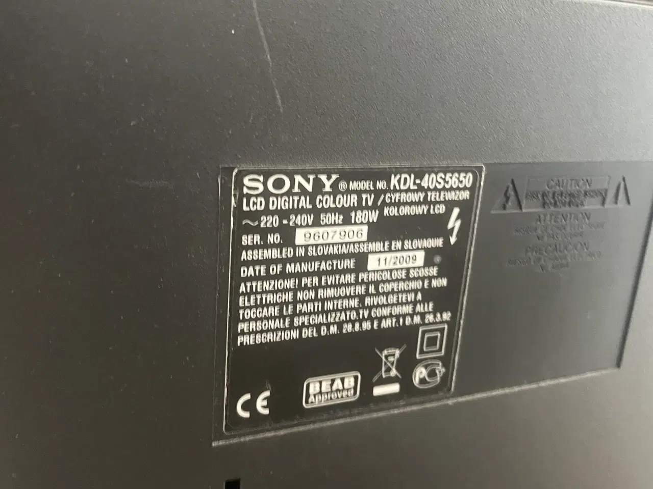 Billede 5 - Sony 40” TV (ikke smart-TV)