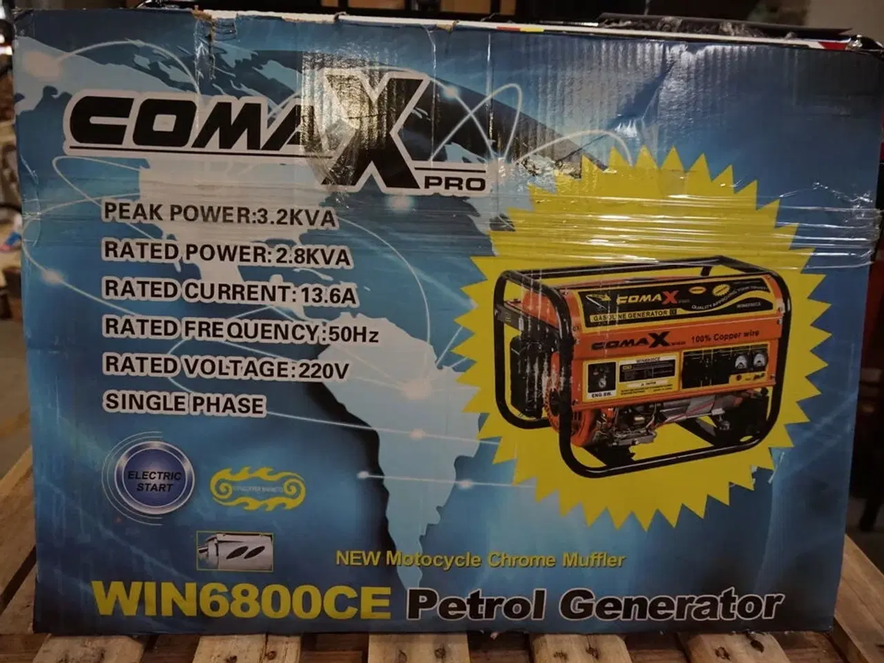 Billede 7 - ComaX Pro Benzin generator WIN6800CE