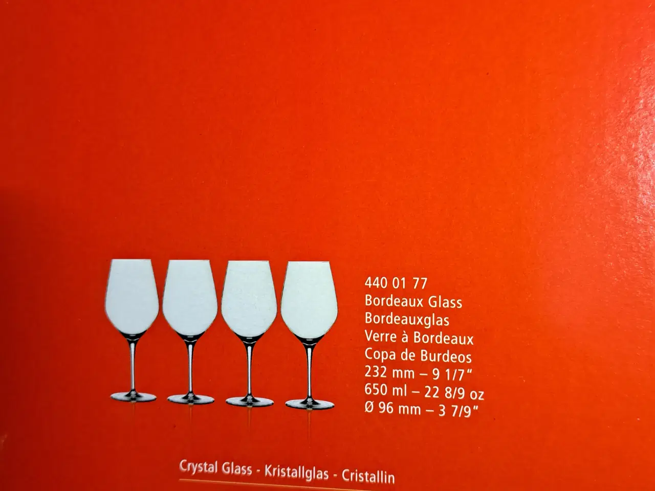 Billede 1 - Nye Rød og hvidvin glas 