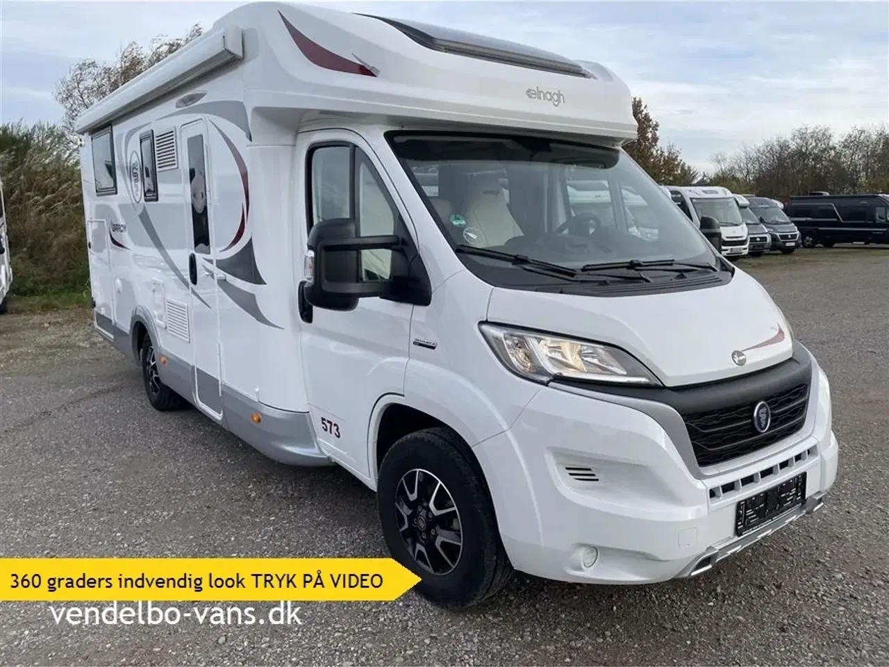 Billede 1 - 2024 - Elnagh Baron 573 Enkeltsenge over garagen og el-hæve/sænkeseng over siddegruppen - 5 S. selepladser