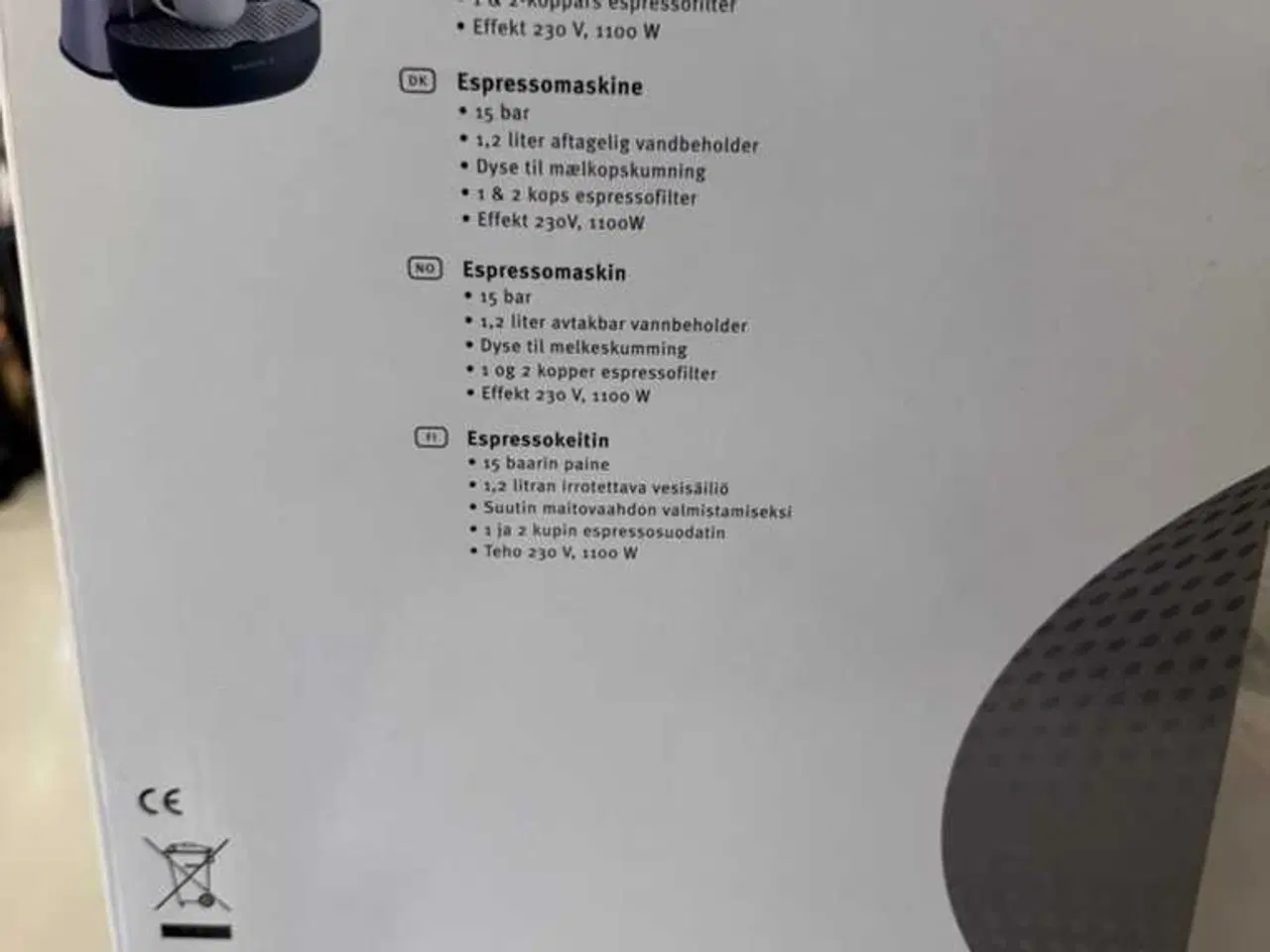 Billede 2 - Espressomaskine aldrig brugt