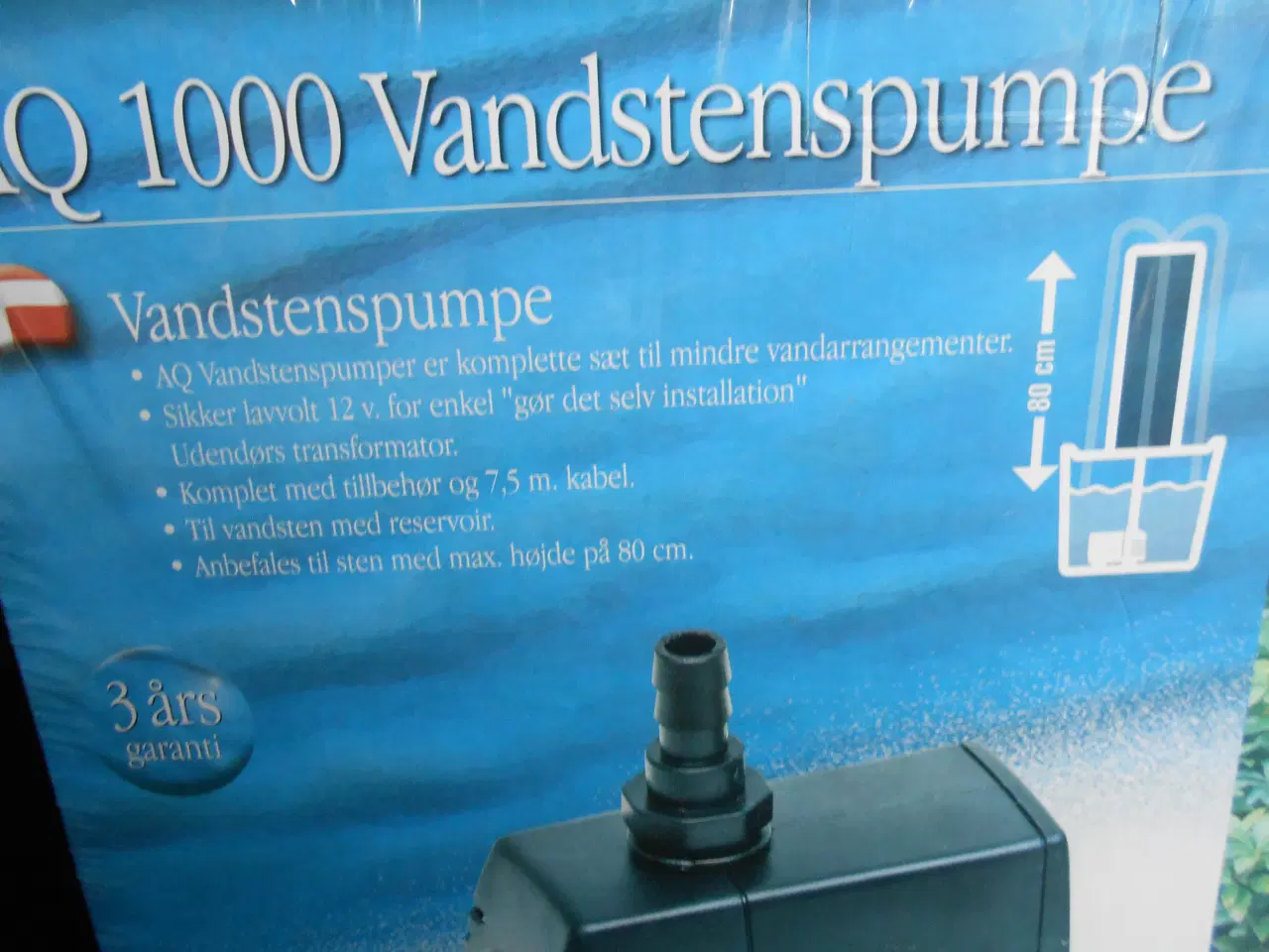 Billede 3 - Aq 1000 Vandstenpumpe