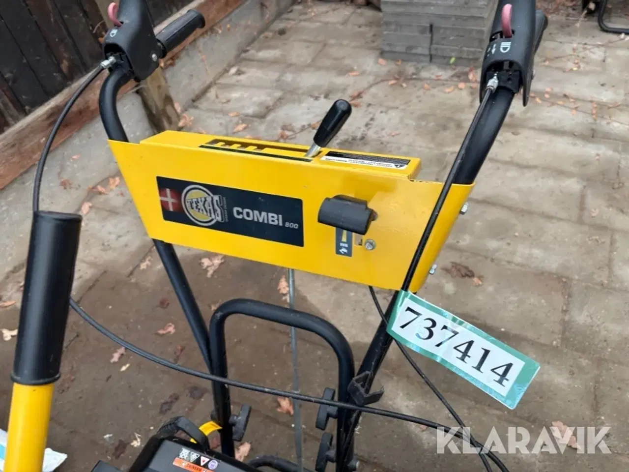 Billede 8 - Fejemaskine med Sneslynge Texas Combi 800TGE