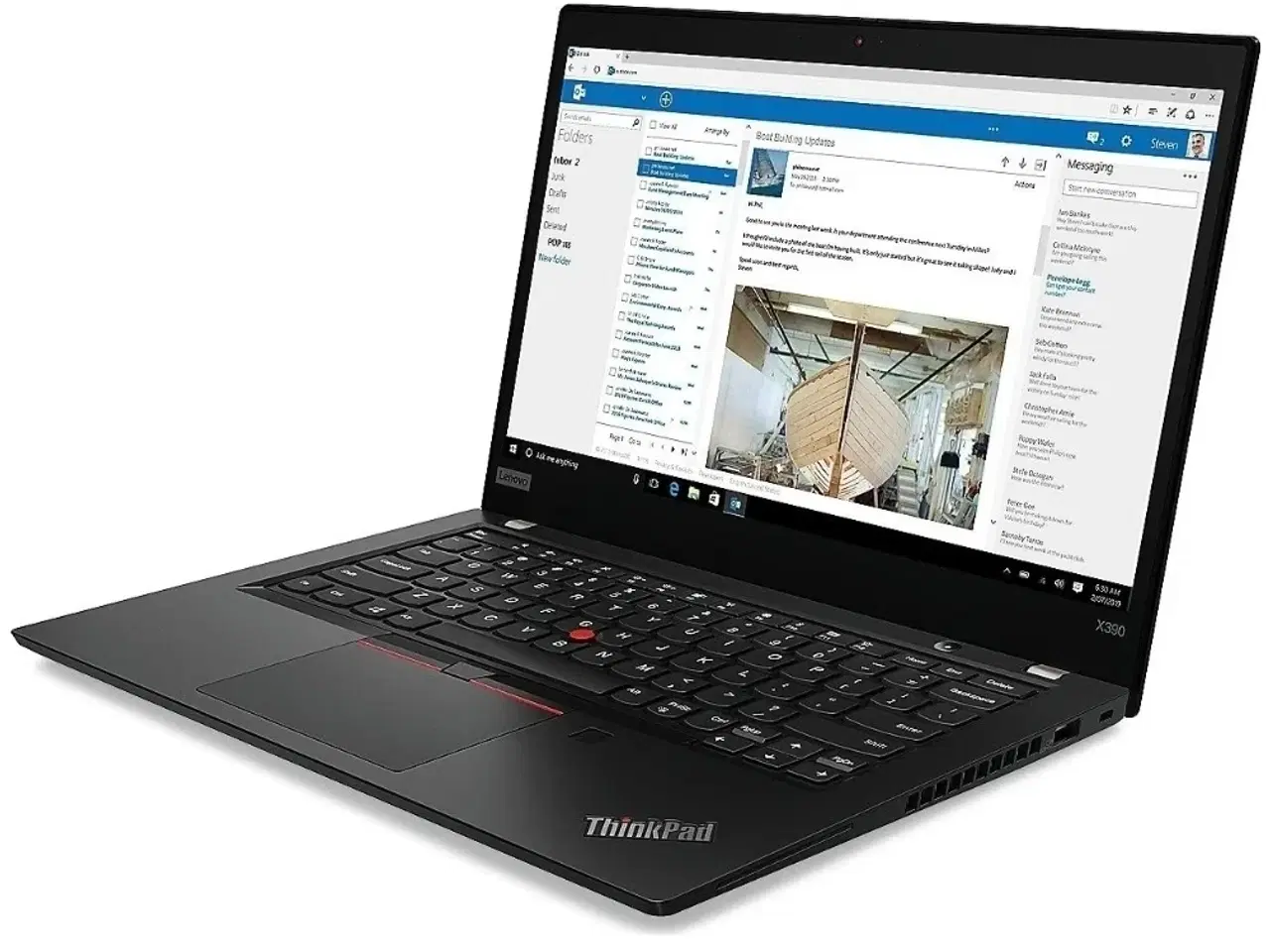Billede 1 - Lenovo ThinkPad X390 13,3" - Intel i5 8365U 1,6GHz 256GB NVMe 8GB Win11 Pro - Grade B