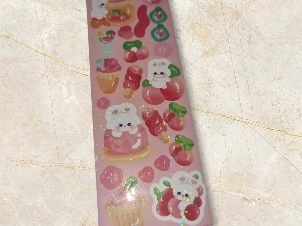 Billede 1 - Pastel Drømme & Holografisk Magi – Klistermærker f