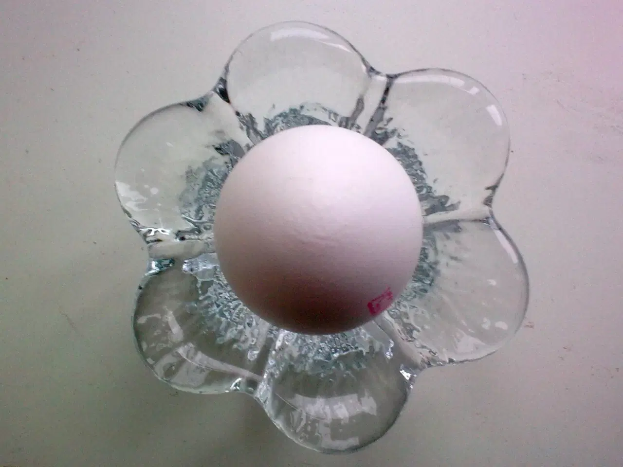 Billede 3 - Holmegaard 10 stk. SW æg is glas blomst KREA