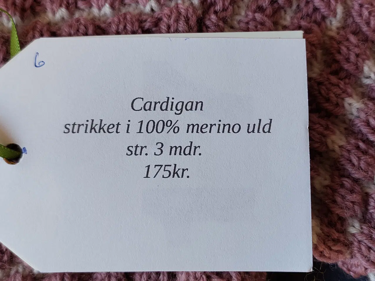 Billede 2 - Håndstrikket