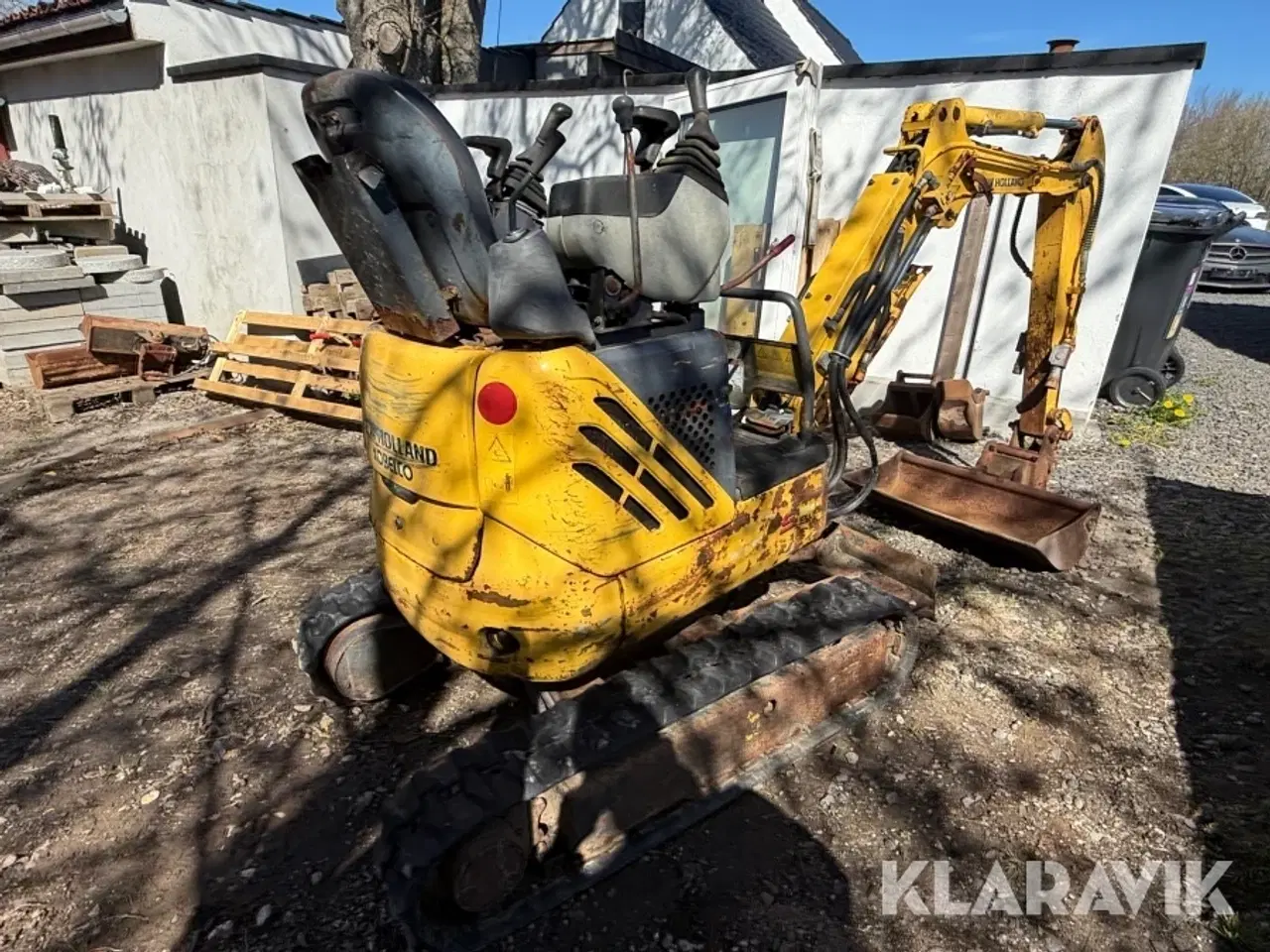 Billede 6 - Minigraver New Holland E9SR - hydraulisk udskydelig undervogn