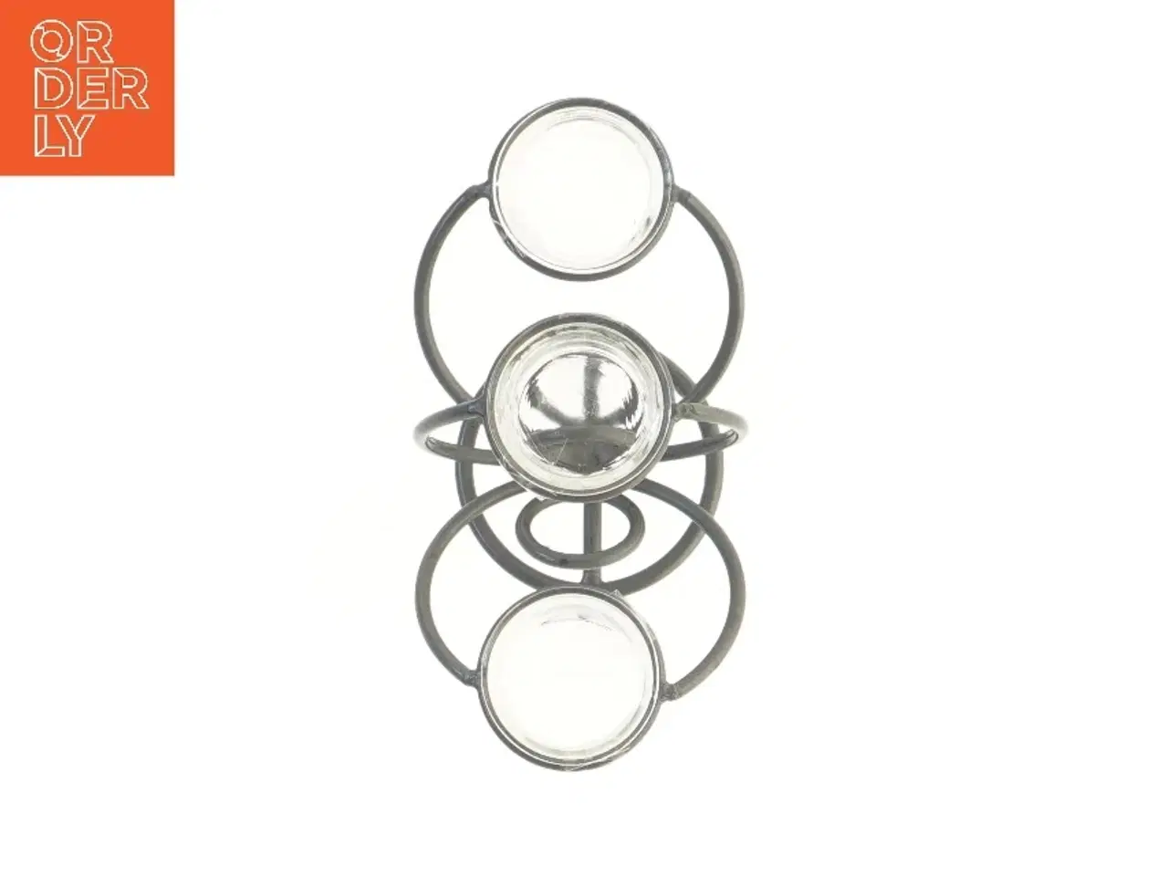 Billede 2 - Moderne lysestage med tre holdere (str. 20 cm)til fyrfadslys