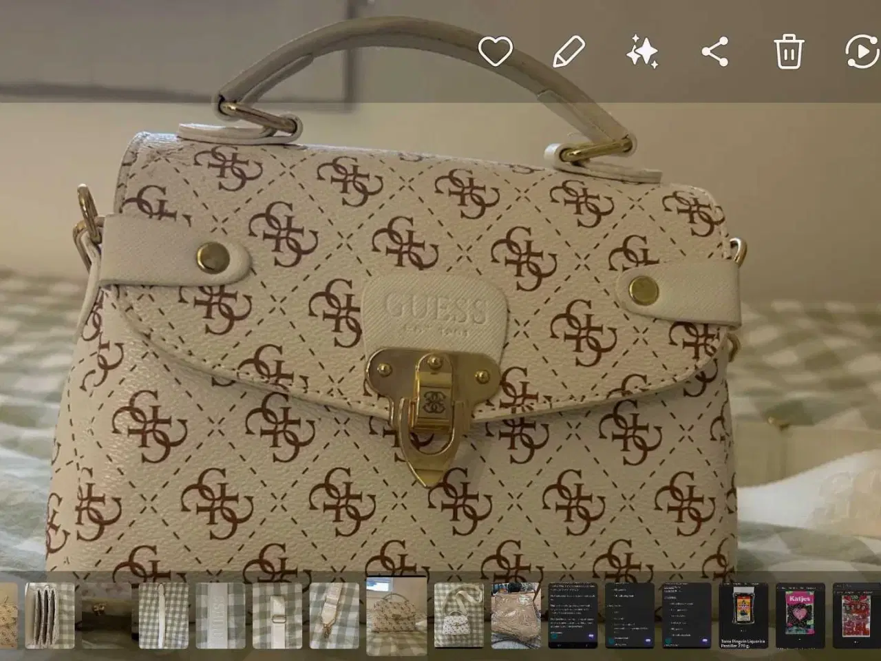 Billede 2 - Guess hvid håndtaske