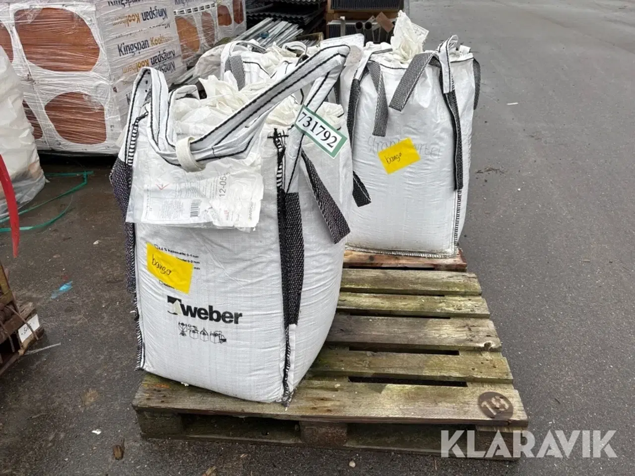Billede 3 - Strandmørtel Weber 0-2 mm 3 x 250 liter