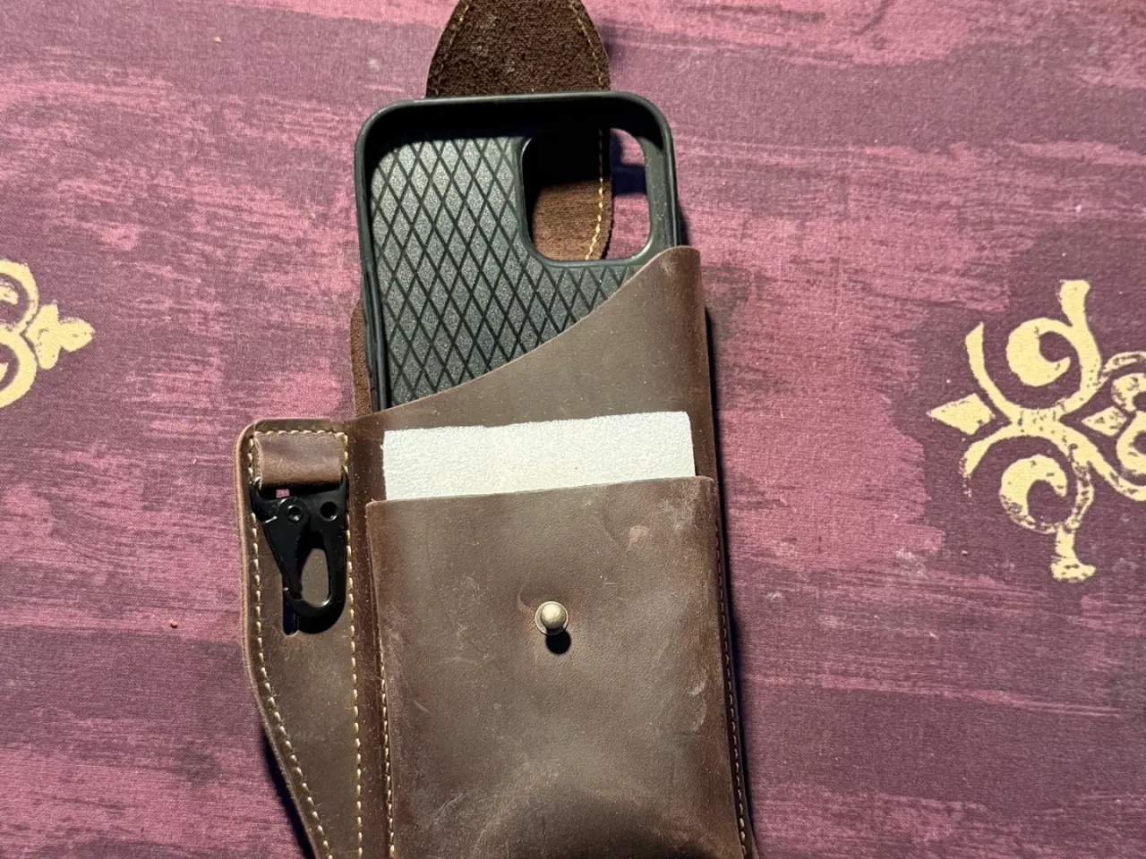 Billede 3 - NYT Mobil bælte Taske i Kærnelæder Iphone /Android