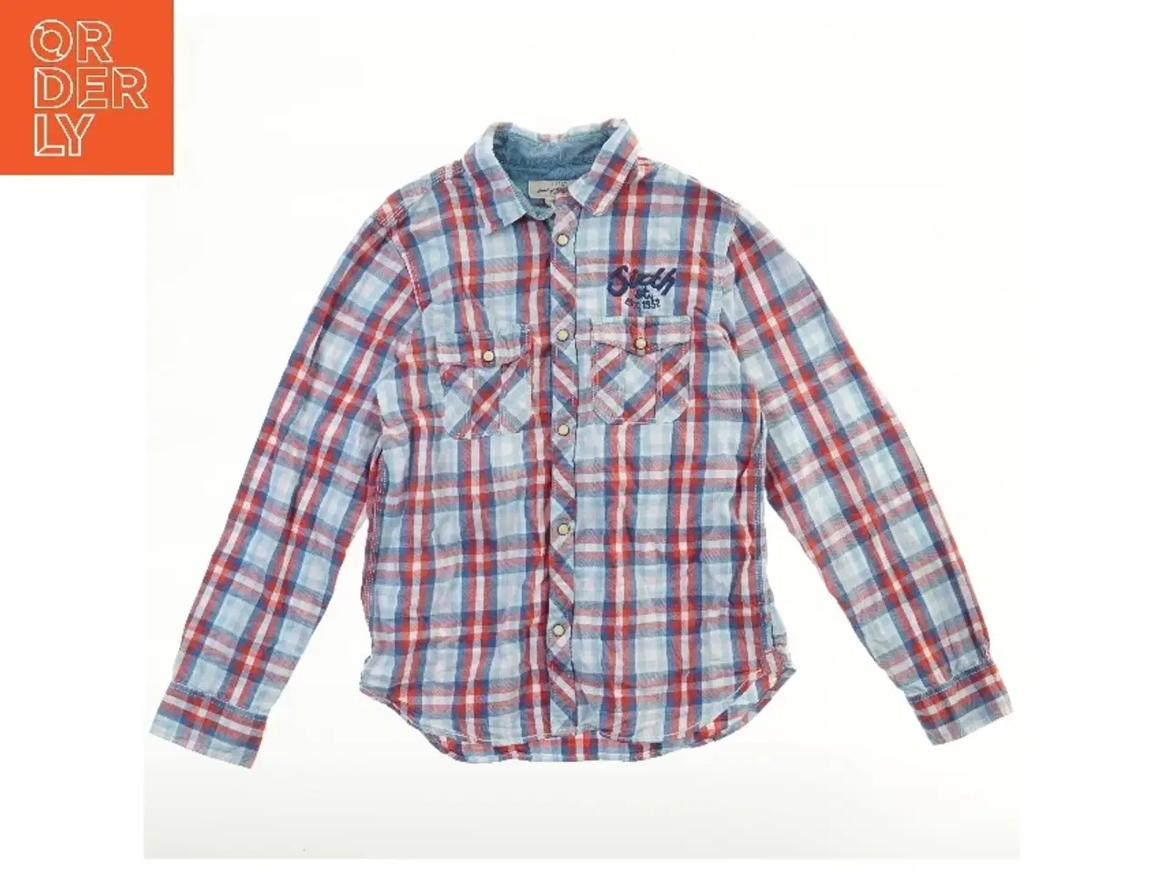 Billede 1 - Langærmet ternet skjorte fra Logg (str. 158)