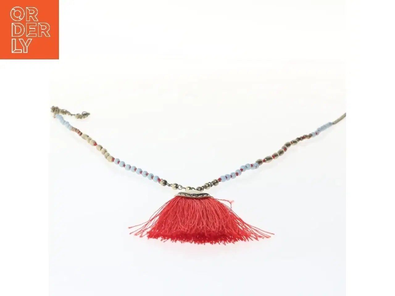 Billede 2 - Halskæde med kvast (str. 74 cm)