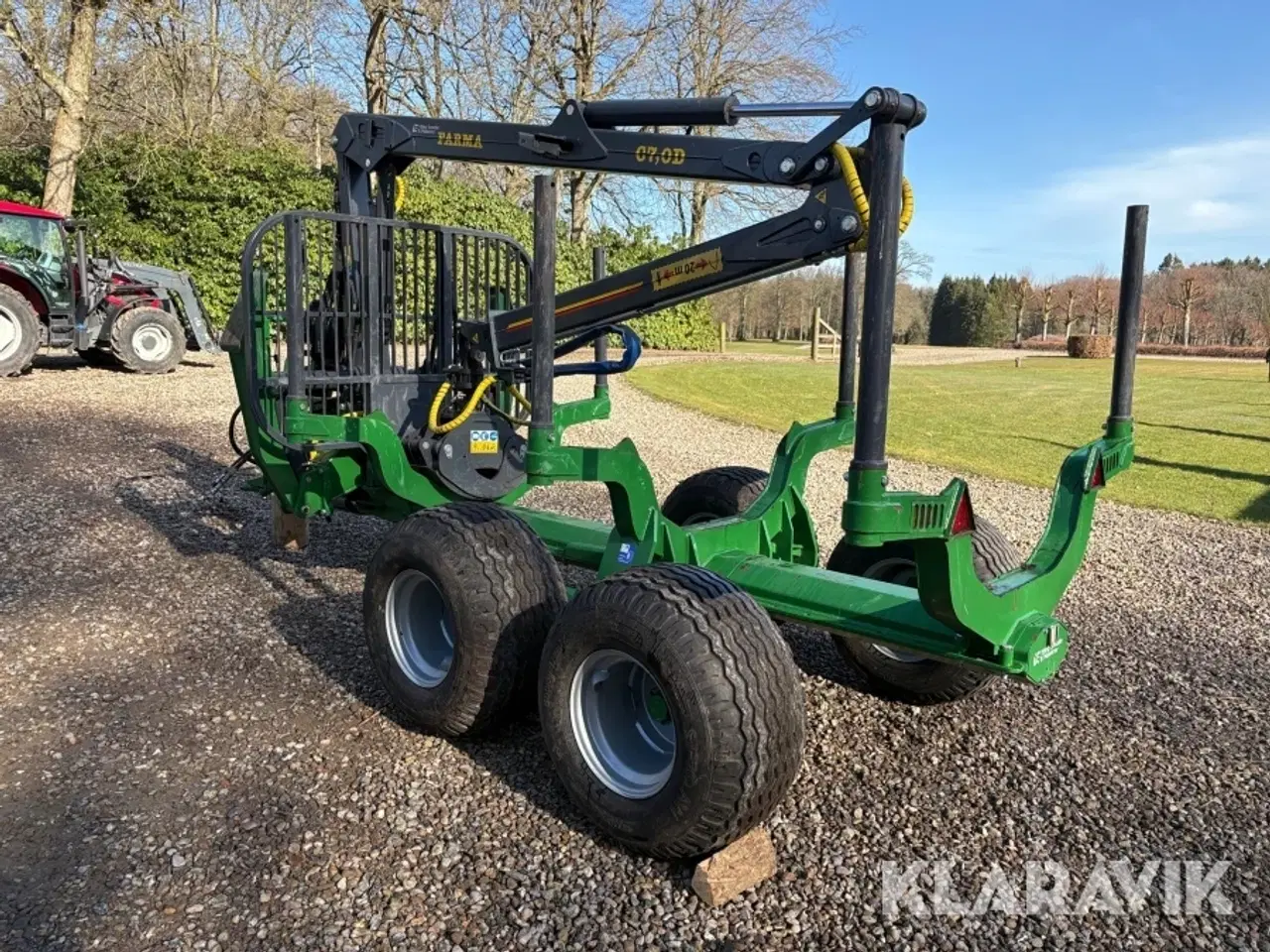 Billede 3 - Skovvogn Farma T 10 G2 med Farma C7,0D G2 kran