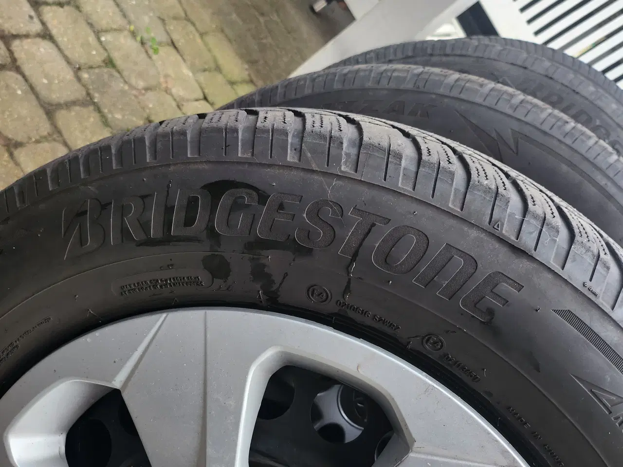 Billede 3 - 4 stk. Toyota 17" stålfælge med vinterdæk og TPMS